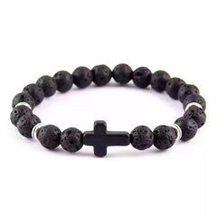 Unisex Astra Cross Bracelet - Cerapoet