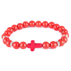 Unisex Astra Cross Bracelet - Cerapoet