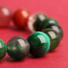 Feng Shui Fire & Wood Pixiu Bracelet For Wealth Luck Happiness Health - Cerapoet