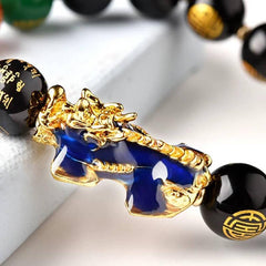 Feng Shui Five Wealth Gods Pi Xiu Bracelet - Cerapoet