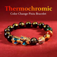 Feng Shui Five Wealth Gods Pi Xiu Bracelet - Cerapoet