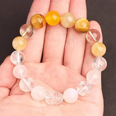 Feng Shui Gold & Earth Pixiu Bracelet - Luck Activation - Cerapoet