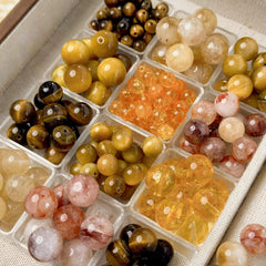 Golden Abundance DIY Gemstone Bracelet Kit