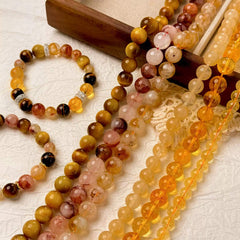 Golden Abundance DIY Gemstone Bracelet Kit