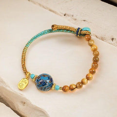 Great Lacquer · Gold Thread Sandalwood Bracelet - Cerapoet