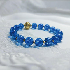 Maris Cordis Blue Crystal Bracelet - Erase Anxiety - Cerapoet