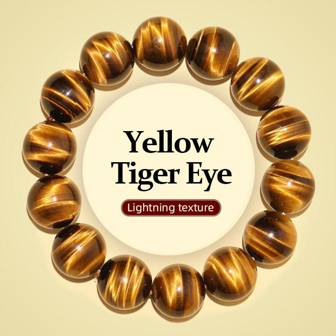Yellow Tiger's Eye Feng Shui Bracelet - Luck Activation - Cerapoet