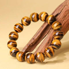 Yellow Tiger's Eye Feng Shui Bracelet - Luck Activation - Cerapoet