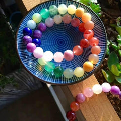 7 Chakra Bracelet Energy Stones-Energy Activation - Cerapoet