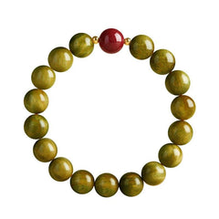 Green Eco-Friendly Sandalwood Healing Bracelet - Cerapoet