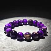Starry Night Purple Tiger Eye Bracelet - Energy Activation - Cerapoet