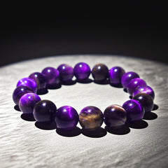 Starry Night Purple Tiger Eye Bracelet - Energy Activation - Cerapoet