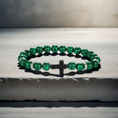 Unisex Astra Cross Bracelet - Cerapoet