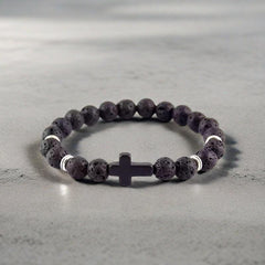 Unisex Astra Cross Bracelet - Cerapoet