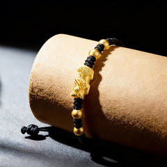 Feng Shui Pixiu Wealth String Bracelet