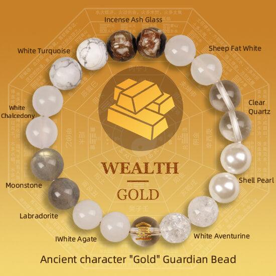 Feng Shui ，Five Elements ，Gold，Wood，Water，Fire,Earth ,Crystal and Agate Energy Bracelet，how to use the five elements in feng shui，Feng Shui Five Elements colors
