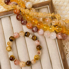 Golden Abundance DIY Gemstone Bracelet Kit