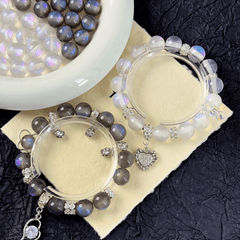 Moonlit Sonata Shimmer Resin Beads DIY Bracelet