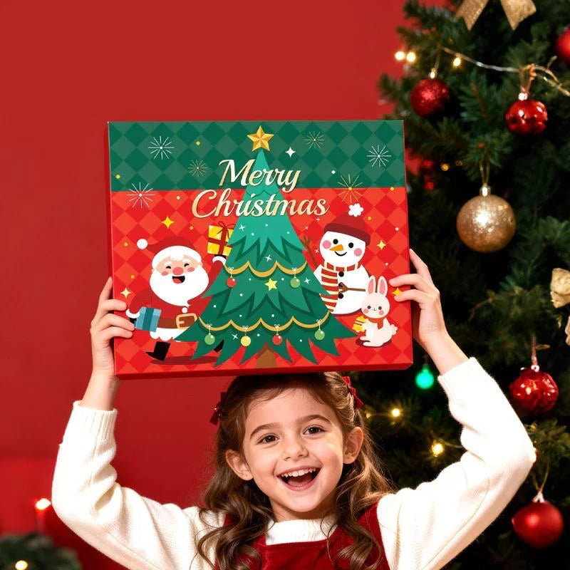 The Ultimate 24-Door Christmas Pop-Up Advent Calendar & Craft Box - Unbox 24 Surprises for Family DIY Bracelet & Tree Decorating Fun