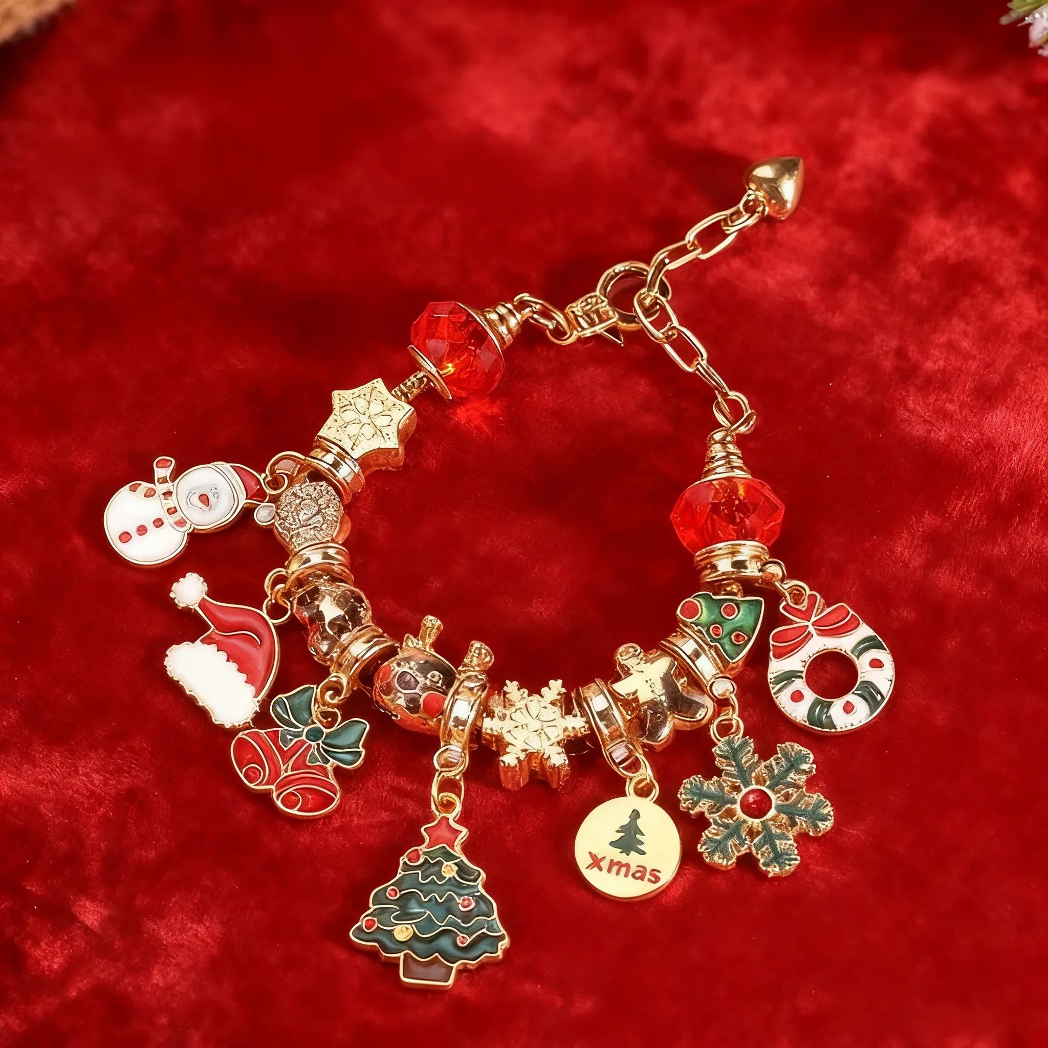 The Ultimate 24-Door Christmas Pop-Up Advent Calendar & Craft Box - Unbox 24 Surprises for Family DIY Bracelet & Tree Decorating Fun