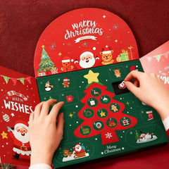 The Ultimate 24-Door Christmas Pop-Up Advent Calendar & Craft Box - Unbox 24 Surprises for Family DIY Bracelet & Tree Decorating Fun