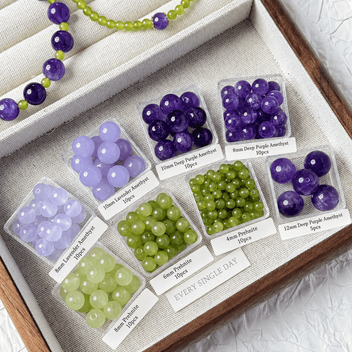 Violet Garden DIY Gemstone Bracelet Kit