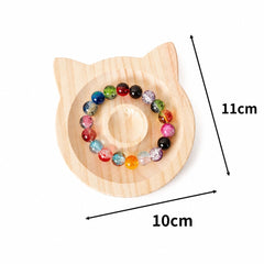 Wooden Bracelet Beading Display Tray