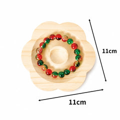 Wooden Bracelet Beading Display Tray
